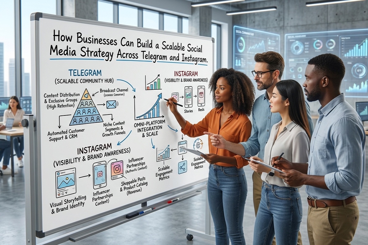How Businesses Can Build a Scalable Social Media Strategy Across Telegram and Instagram How Businesses Can Build a Scalable Social Media Strategy Across Telegram and Instagram